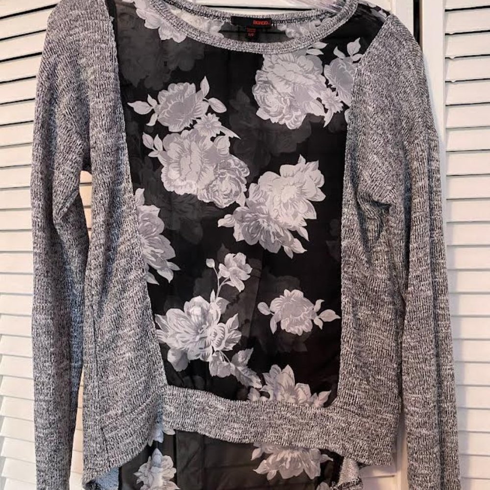 Floral Long Sleeve Sweater